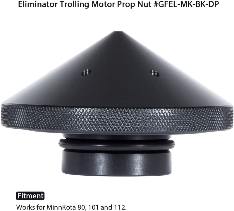 GFEL-MK-BK-DP Eliminator Trolling Motor Prop Nut for MinnKota 80 101 112