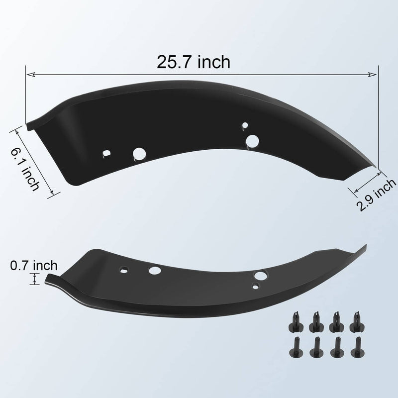 Front Bumper Lip Splitter Trim Cover for Dodge Charger SRT Scat 2015-2021 Black