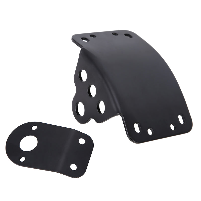 License Plate Holder Side Mount Bracket for Harley Honda Motorcycle Universal