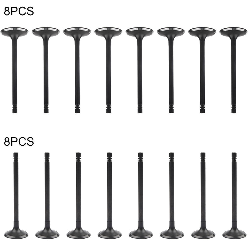 Intake Exhaust Valves 2.0L 2.4L for 2007-2017 Chevrolet GM Buick Saturn Engine