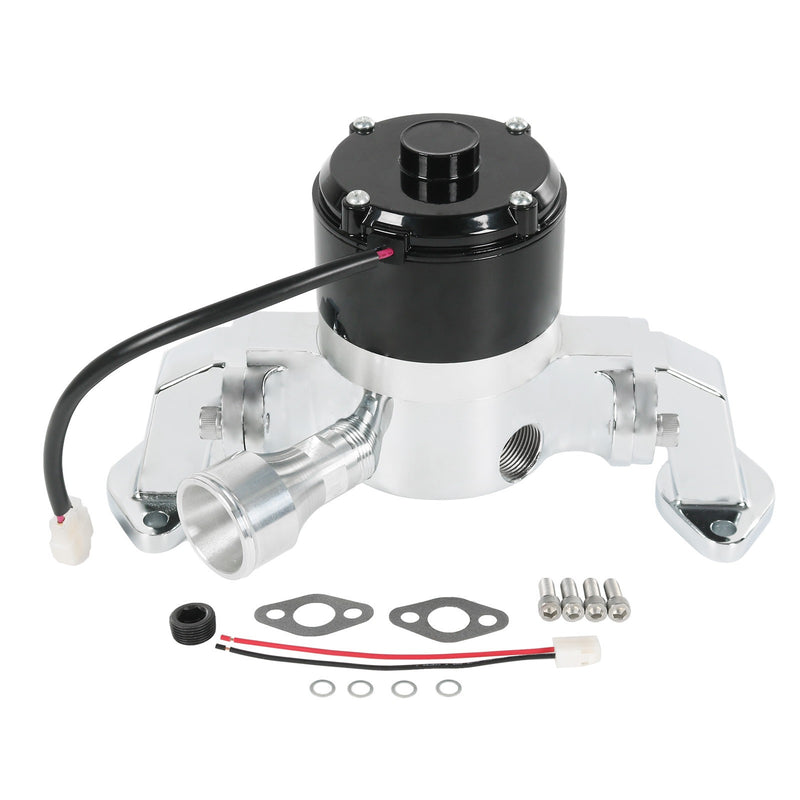 High Flow Aluminum Electric Water Pump Fits Big Block Chevy 454 427 396 Chrome