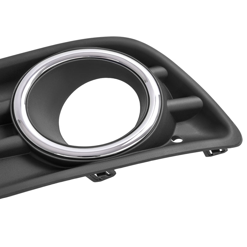 Left Right Fog Light Cover Bezel With Chrome Ring Trim for Honda Pilot 2012-2015