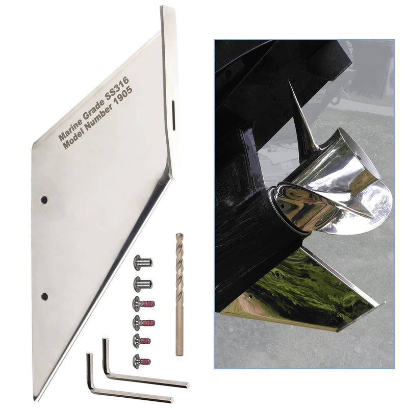 DURAFORCE Skeg Guard Protector for Mercury 90-115 Pro XS Command Thrust 2014-Up