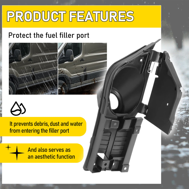 Fuel Filler Door Housing Pocket Hinge for Ford Transit Van 150 250 350 2015-2023