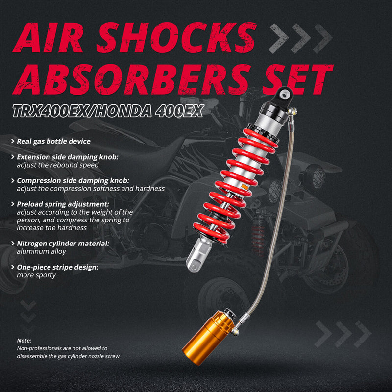 Stage 3 15.5inch Rear Air Shock Absorber for Yamaha YFZ450 2010 2011 2012 2013