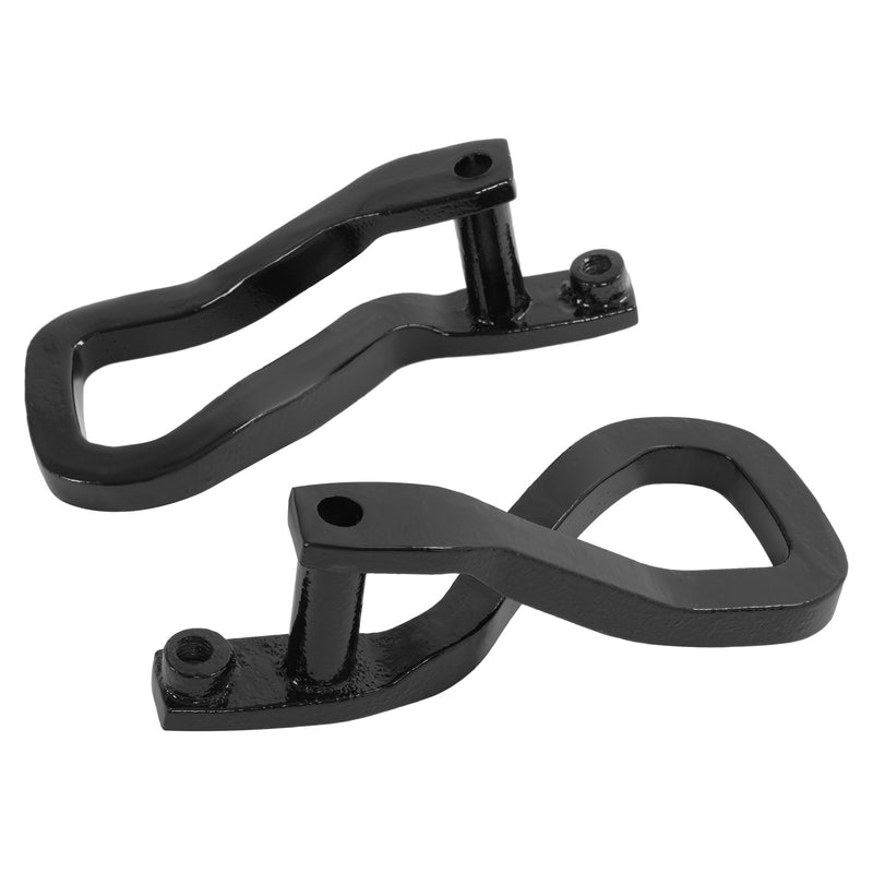 Heavy Duty Front Car Tow Hooks With Bolts for GMC Sierra 1500 2019-2026 Black