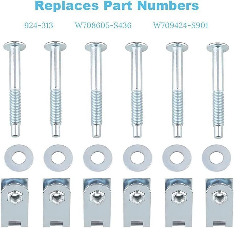 924-313 Truck Bed Mounting Hardware Kit 6 Bolts for Ford F150 F250 1997-2014