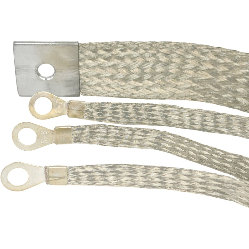 40140 Engine Ground Strap Kit for Most Car 14" 1/0AWG 11" 10AWG Universal
