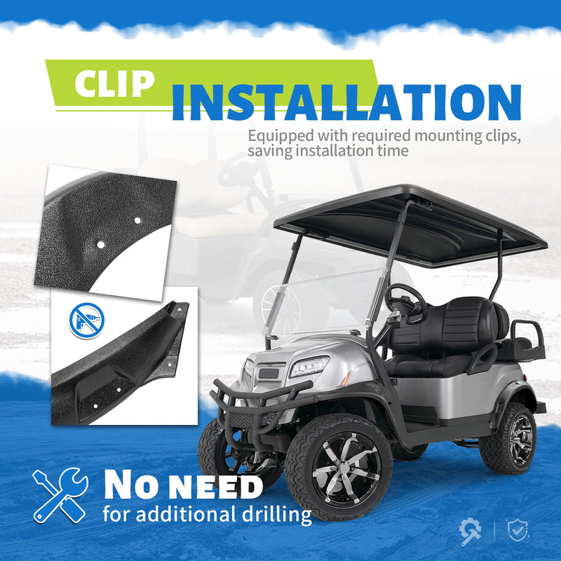 Fender Flares Kit for 2019-Up Club Car Onward Four Front Rear Complete Set