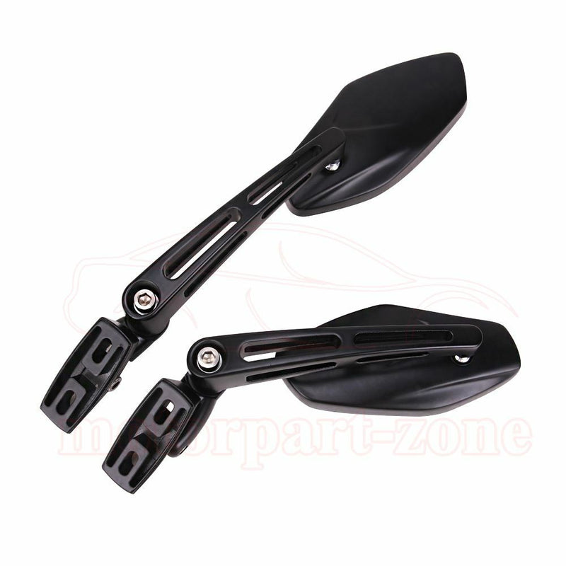 Motorcycle Racing Rearview Mirrors for Suzuki Hayabusa Honda CBR Black 6mm Sport