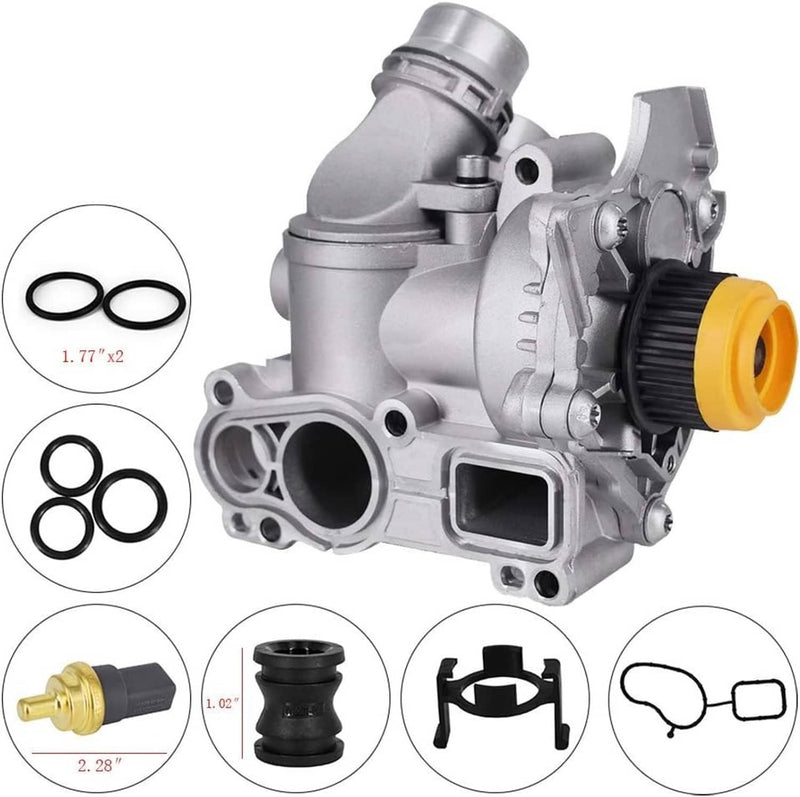 06H121026 Water Pump & Thermostat for Audi A3 A4 A5 VW CC Tiguan GTI 2.0T