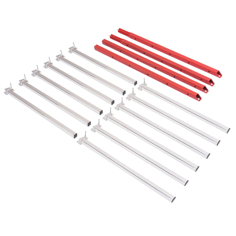 DURAFORCE Auto Body Bumper Storage Rack Stand Wall Mount Removable Arms for Painting