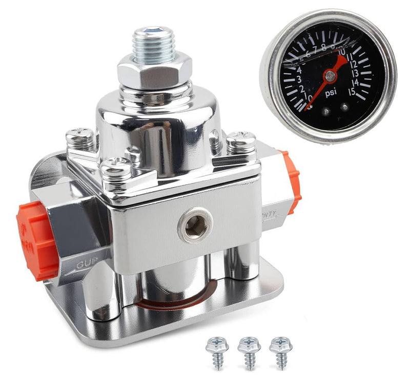 12-804 Low Fuel Pressure Regulator Gauge for Carburetor Carb Quick Fuel