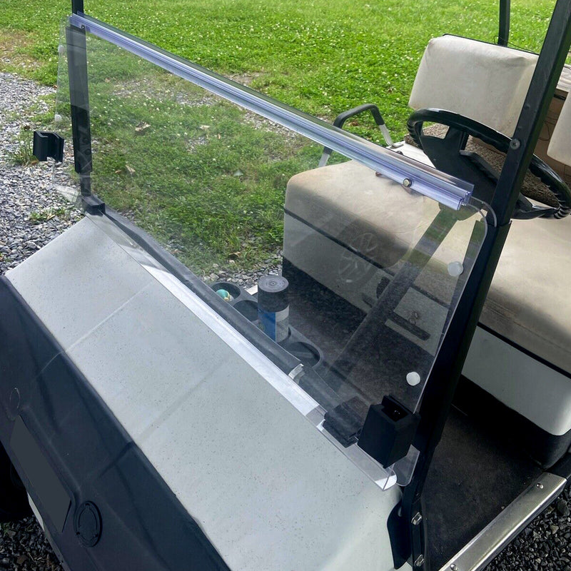 Folding Clear Windshield for EZGO Marathon 1986-1994.5 Golf Cart