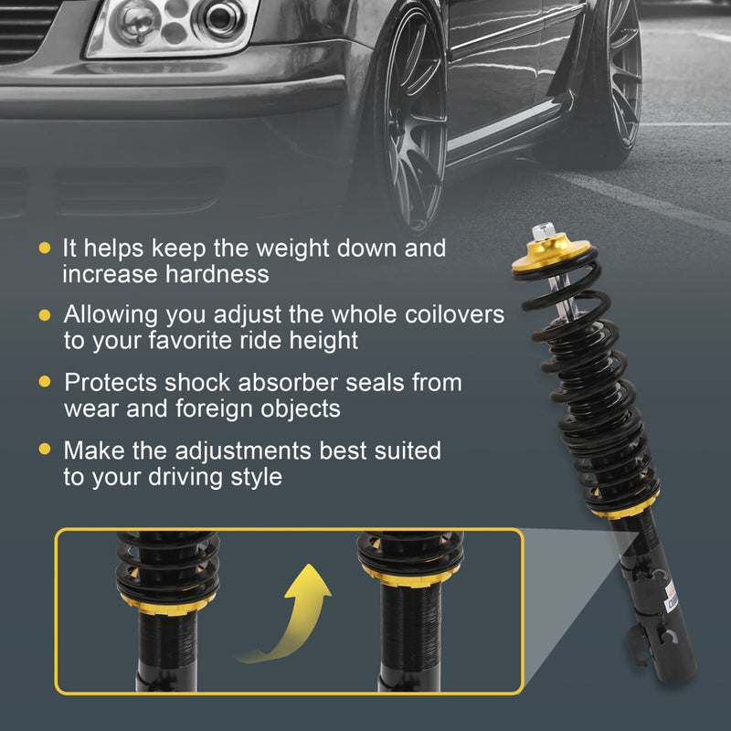 Coilover Suspension Kit Set for VW Golf GTI Jetta MK4 1999-2005 Shock Struts