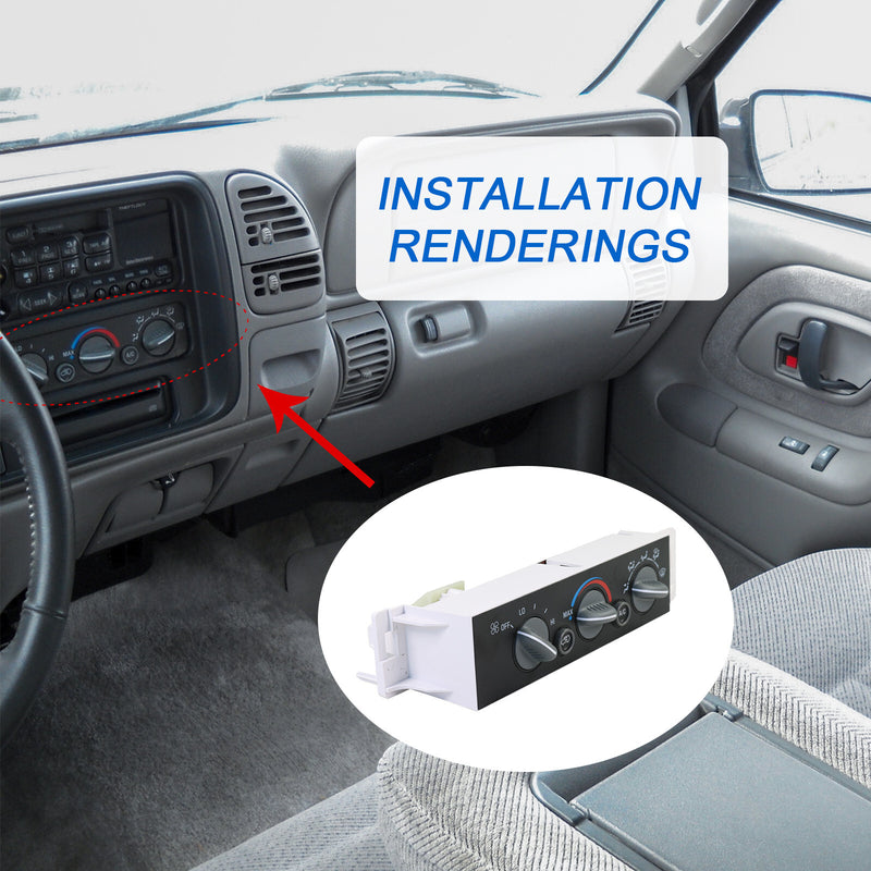 A/C Heater Climate Control Switch for Chevy GMC C1500 C3500 K1500 K3500