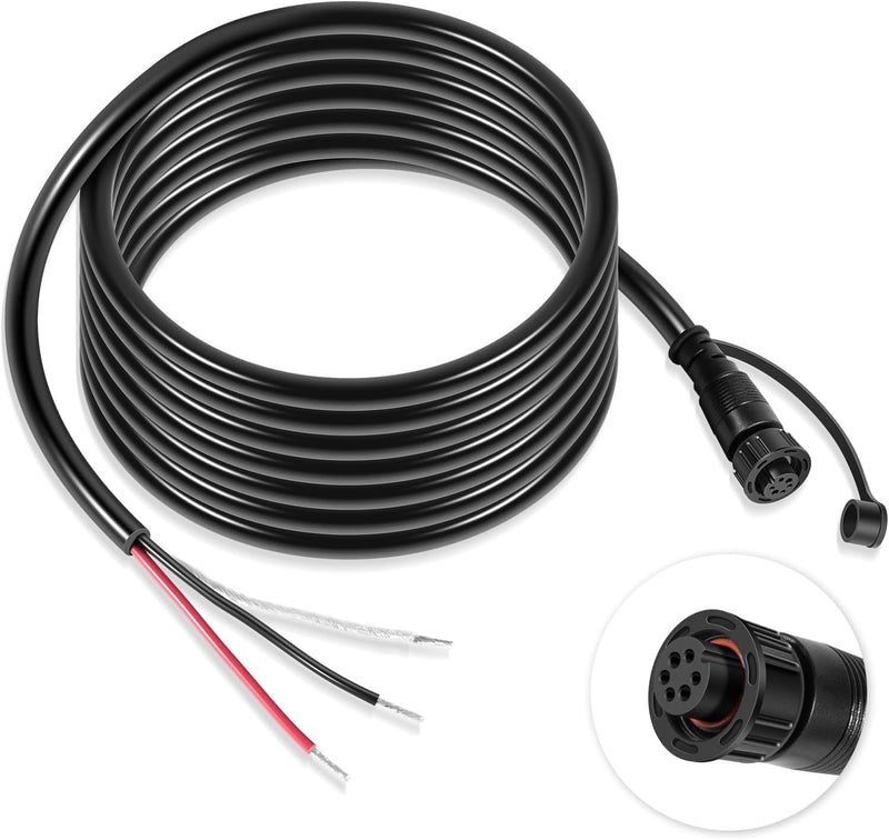 PC 13 Power Cable for Humminbird 720110-1 APEX Marine-Rated Power Cable 10 ft