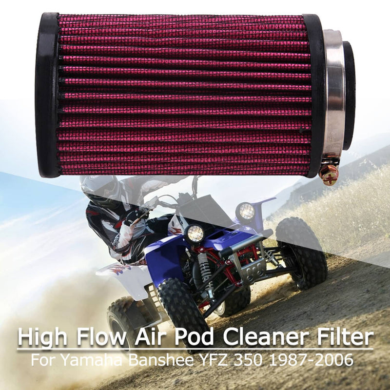 26mm Carburetor Air Pod Intake Filter Cleaner Carb for Yamaha Banshee YFZ350