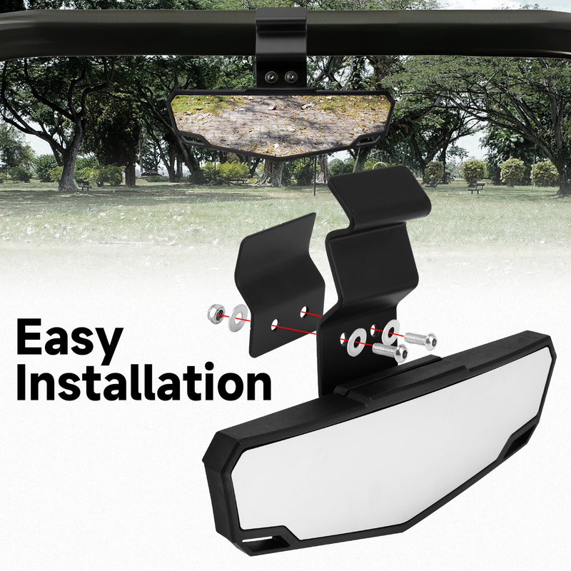 UTV Rear View Center Mirror for Polaris Ranger XP 1000 Crew Diesel XP 900