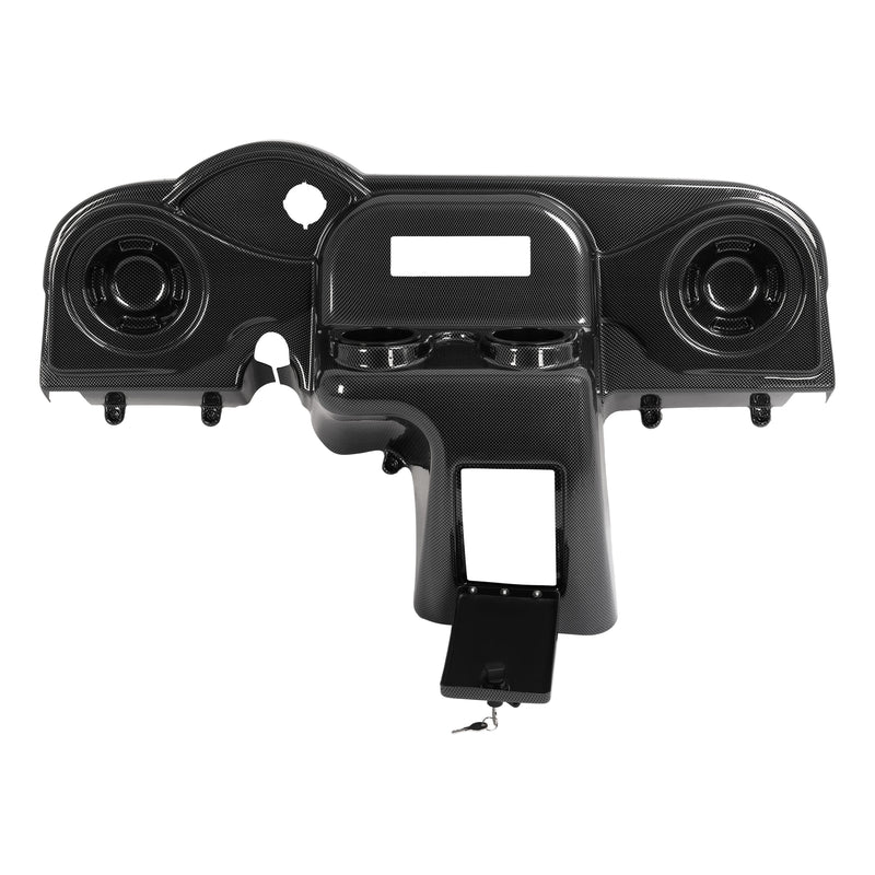 Carbon Fiber Style Radio Speaker Dash Cover for EZGO RXV 2008-Up Golf Cart