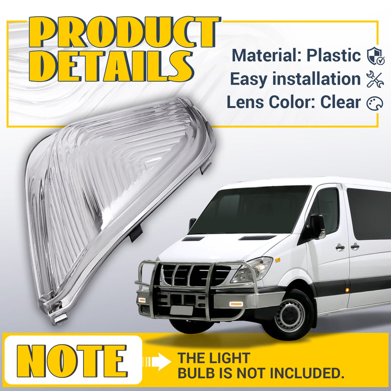 Mirror Turn Signal Light Left Side for Volkswagen Crafter Sprinter 2006-2021