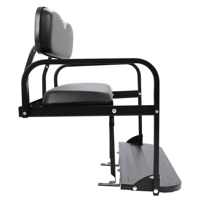 Folding Rear Back Seat Kit for Yamaha G2 G9 Golf Cart Gas Electric Black