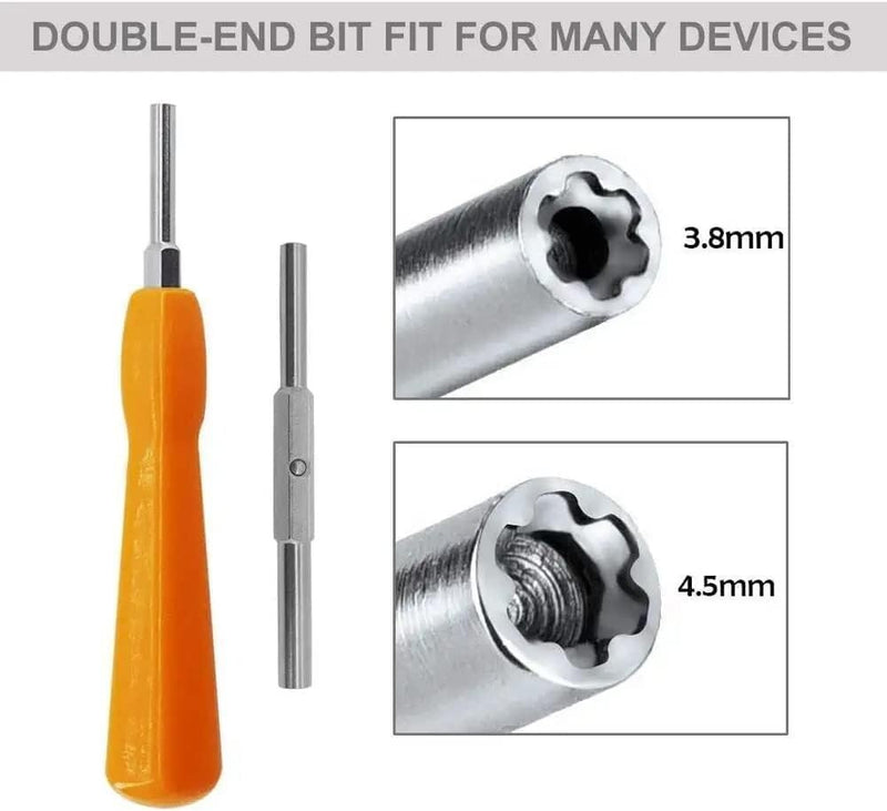 72 Pin Connector Replacement Part with 3.8mm 4.5mm Screwdriver for Nintendo NES
