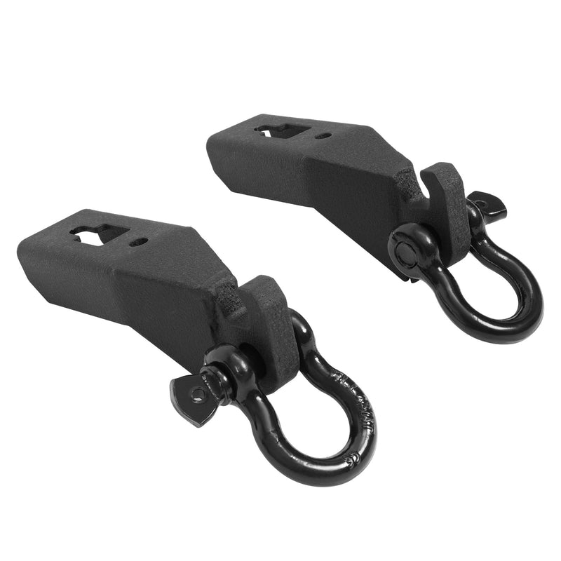 Front Tow Hook Shackle Mount Kit Hardware for Ford F150 F-150 2009-2023 2 Pieces