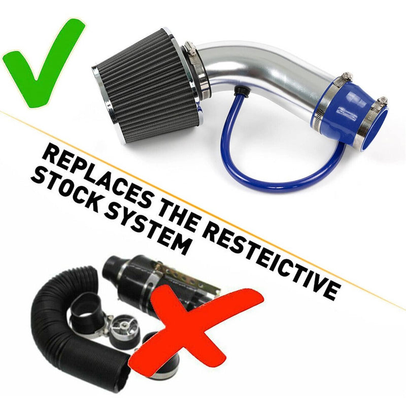 Cold Air Intake Filter Induction Kit Pipe Hose System Car Accessories