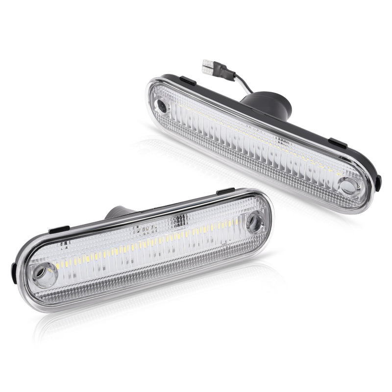 Clear Front Rear LED Side Marker Light for Mazda Miata MX-5 1990-2005 4PCS