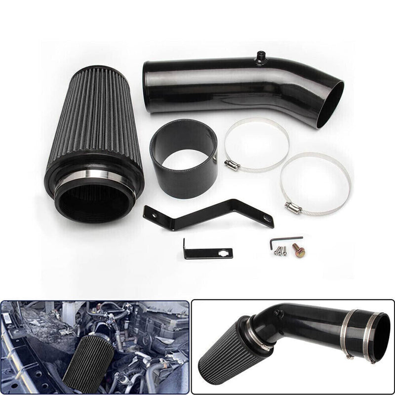 Black Cold Air Intake Tube Filter for Ford F250 F350 F450 7.3L Diesel