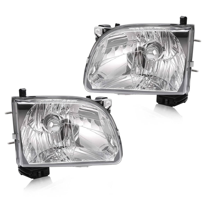 DURAFORCE Headlights Headlamps W/Bulb Driver Passenger for Toyota Tacoma 2001-2004