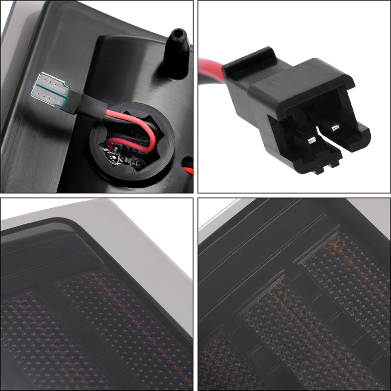 Smoke Sequential LED Corner Marker Lights for Chevy C/K 1500 2500 1994-1999 4PC