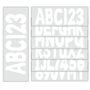 DURAFORCE Marine Boat White Sticker Decal A-Z Letters And 0-9 Numbers 3" 4 Sets