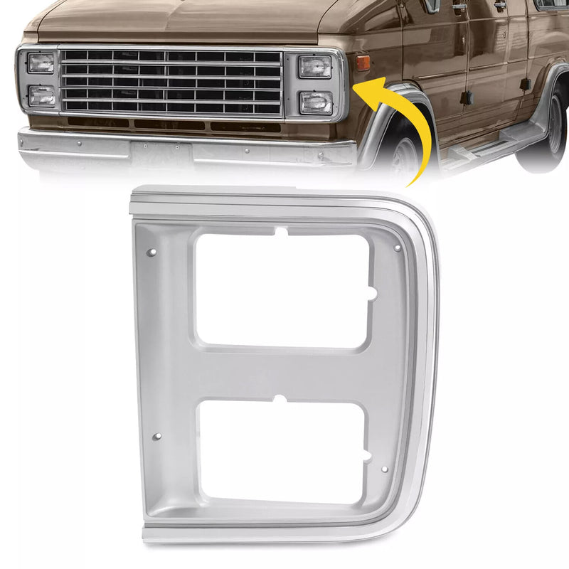 Driver Side Headlight Bezel for GMC G3500 P3500 for Chevrolet G10 G20 1985-1991