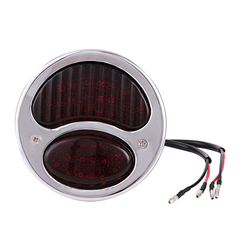 Ford Model A Tail Lights Stop Lens Black for Hot Rat Street Rod Car Truck