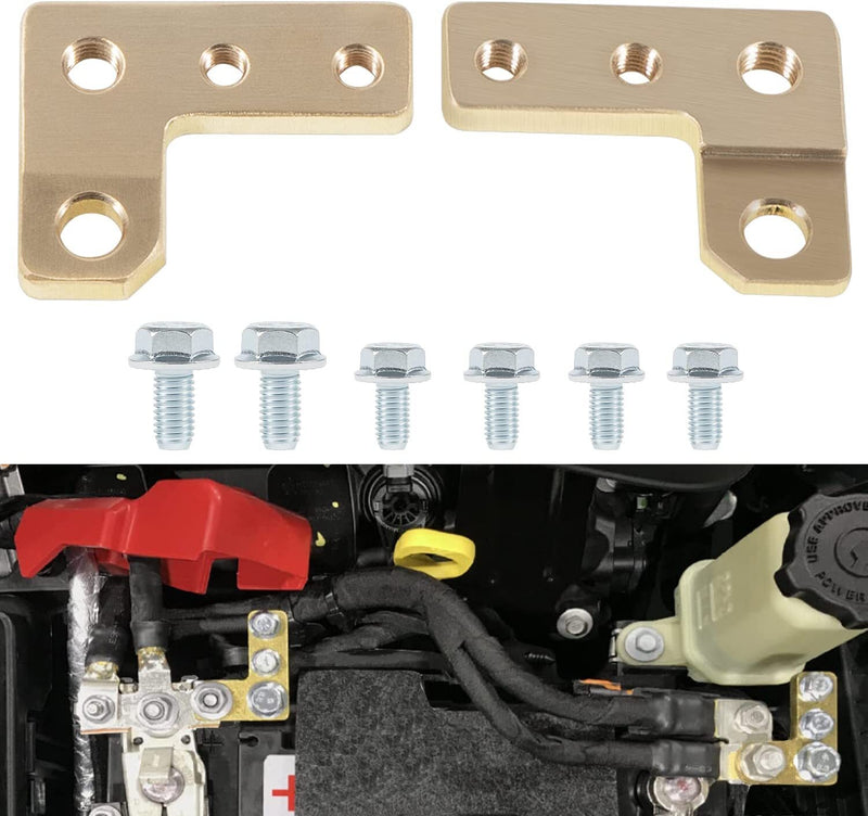 Extreme Duty Battery Terminals for Jeep 2018-2022 Wrangler JL Gladiator JT