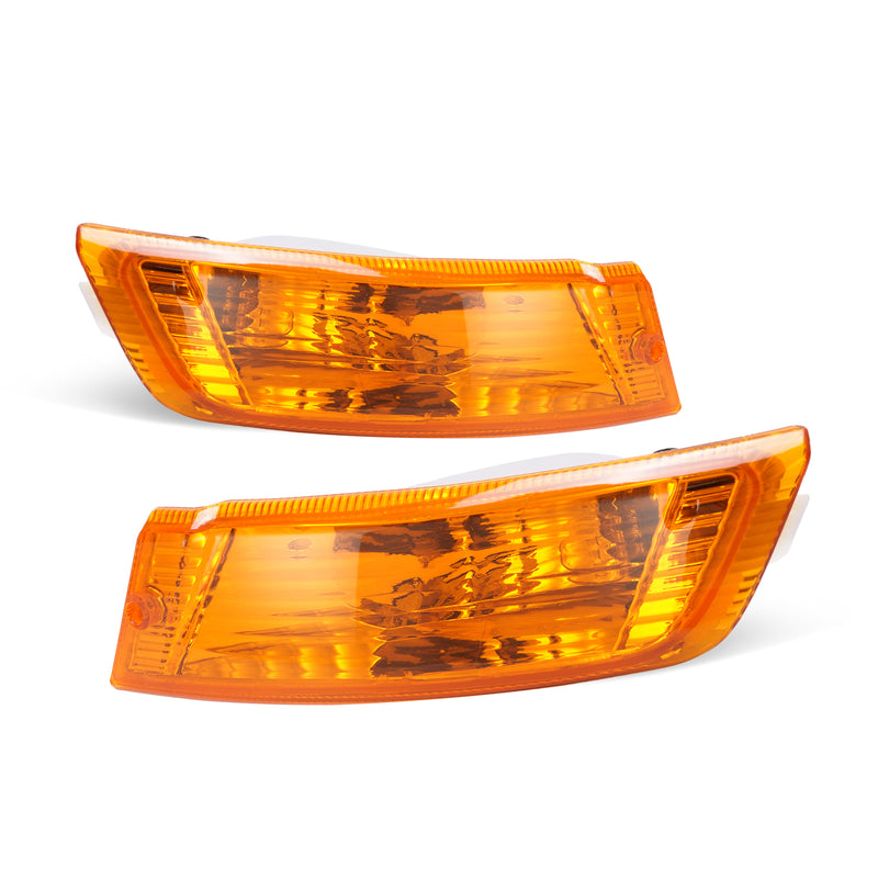 Turn Signal Light Set With Bulbs Front Left And Right for Jeep Liberty 2005-2007