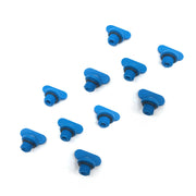 DURAFORCE Blue Plastic Exhaust Manifold Water Drain Plug Screw Kit for Mercruiser 5.7/350