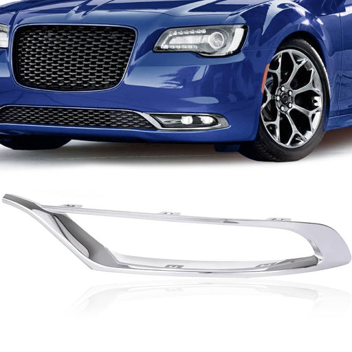 DURAFORCE #5SW15SZ0AA Fog Light Trim Driver Side Front Chrome for Chrysler 300 2015-2024