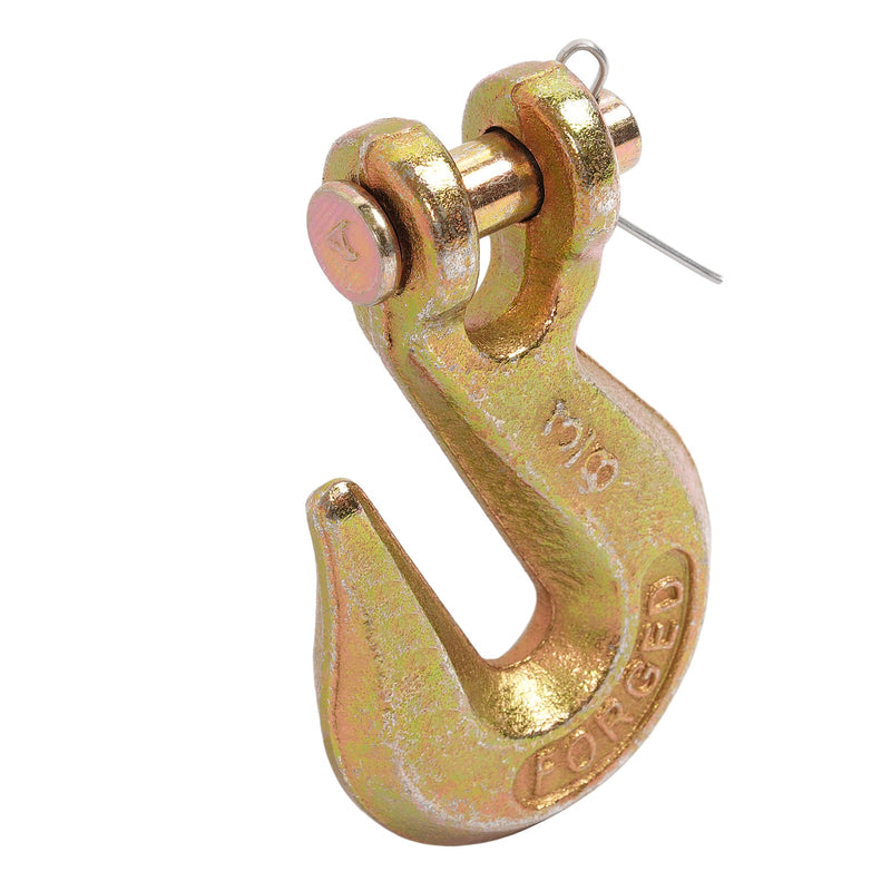 G70 3/8" Clevis Grab Hook Tow Chain Tie Down for Flatbed Truck Trailer 10 Pack