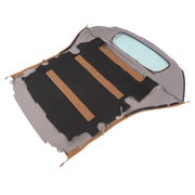 DURAFORCE Convertible Soft Top & Heated Glass Window for Toyota Solara 2004-2009 Brown