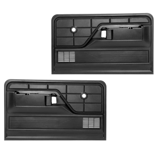 DURAFORCE Interior Door Panels for Ford 73-79 F-100 F-150 F-250 Bronco Black
