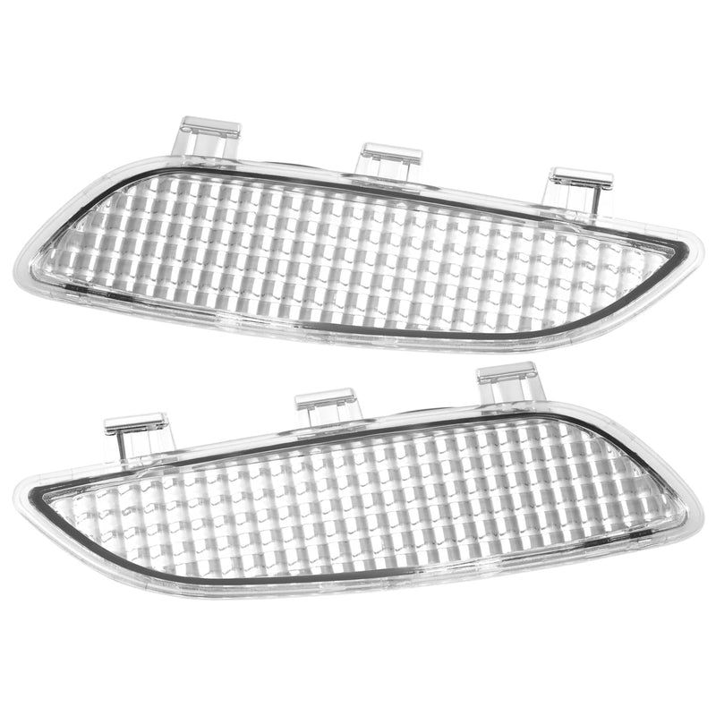 DURAFORCE Bumper Side Marker Lights Reflector for BMW M3 E90 E92 E93 2008-2013 2Pcs