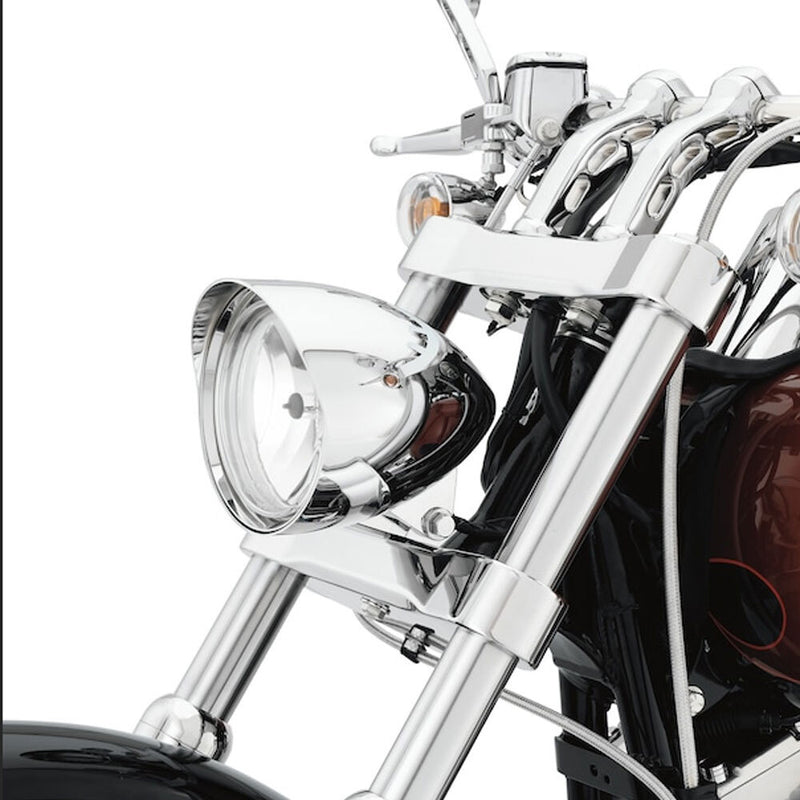 Chrome Tri Bullet Headlight for Harley Dyna Softail Sportster Chopper Bobber