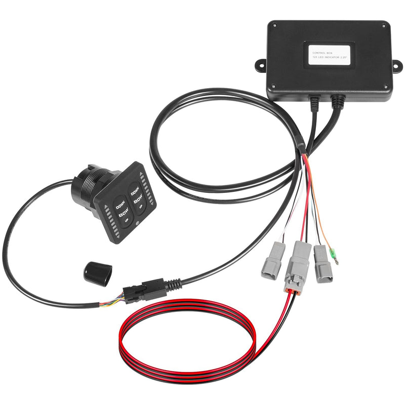 15270-001 LED Indicator Tactile Switch for Lenco Single Actuator Trim Tab 12/24V