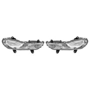 DURAFORCE Pair Front Fog Light Bumper Lamps Left Right for Ford Escape Kuga 2013-2016