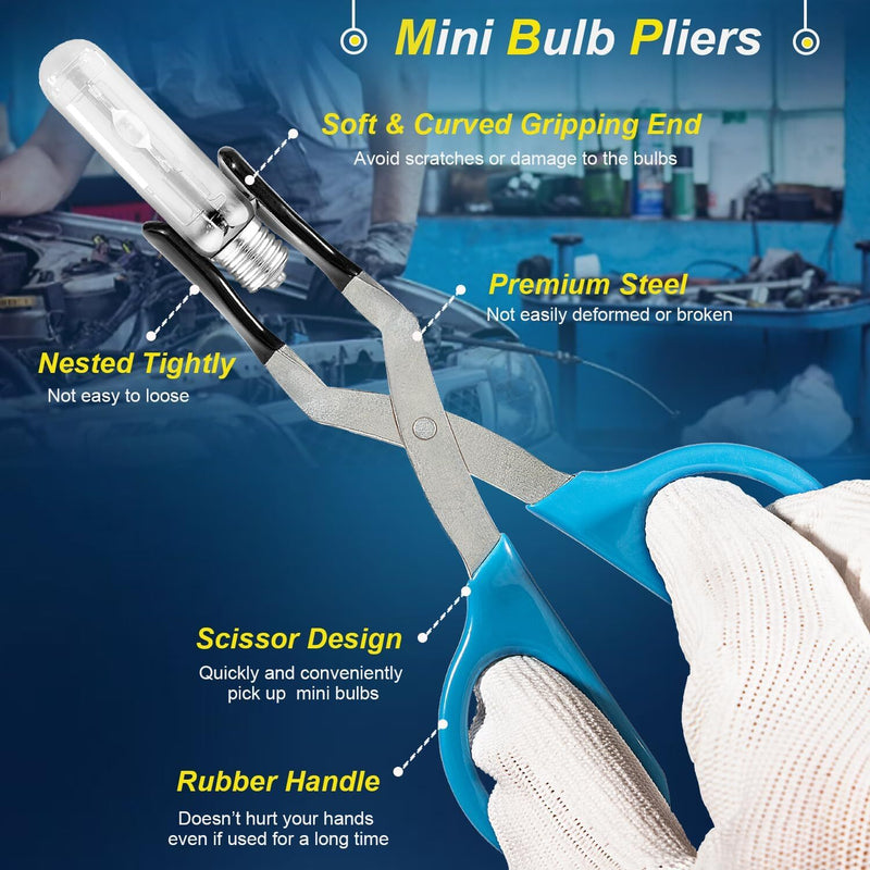 Mini Bulb Pliers Broken Removal Extractor Changer Tool for Small Bulbs