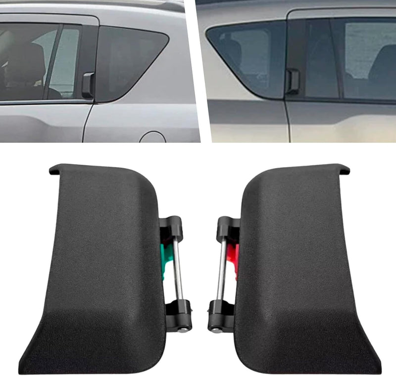 Rear Left Right Exterior Door Handle for 2007-2016 Jeep Compass Black Plastic