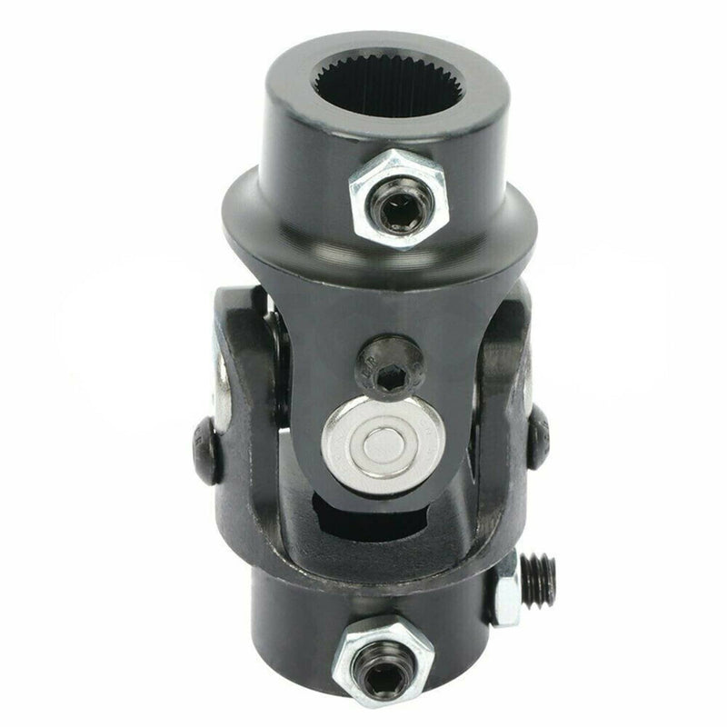 3/4" DD X 3/4" DD Universal Steering Single U-Joint Shaft Black